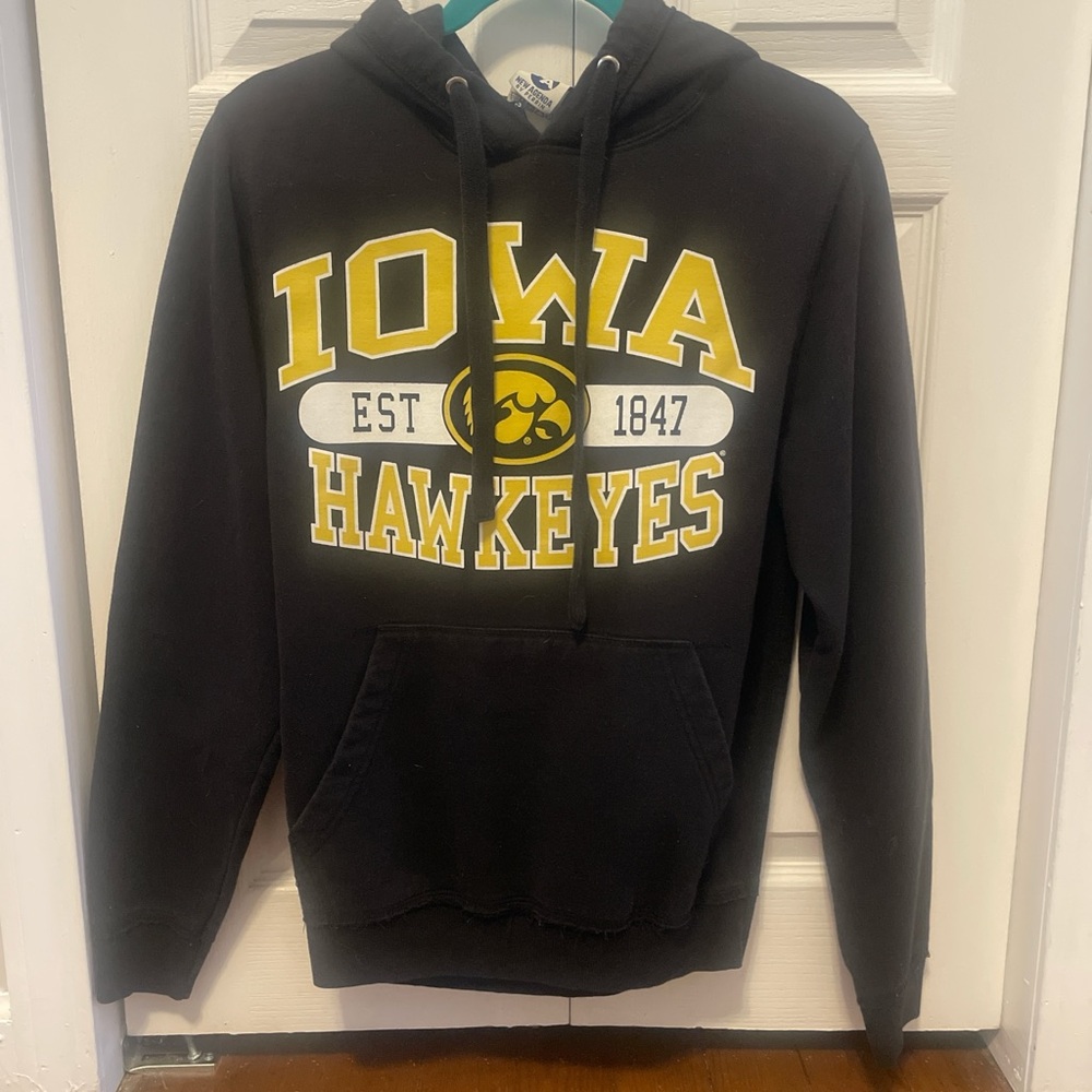 Agenda Black Iowa Hawkeyes Hoodie